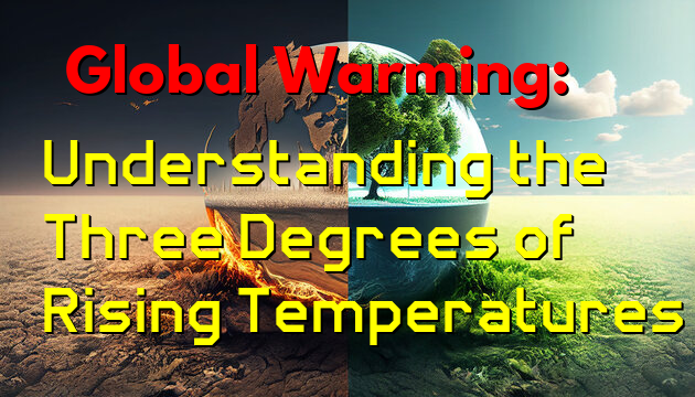 Global Warming : Understanding Three Degrees of Rising Tempratures